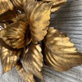 Gold floral applique Masca