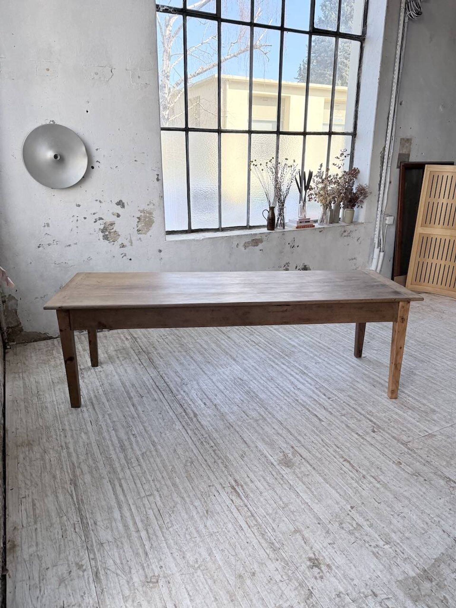 XL oak farmhouse table 1950 235cm