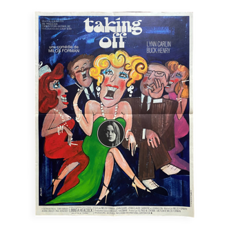 Original cinema poster "Taking Off" Milos Forman 45x59cm 1971