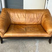Vintage scandinavian sofa in bake