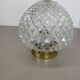 Modernist  "pineapple" ceiling light by glashütte limburg attrib., germany 1970