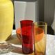 Small triangular glass ashtray France Reims