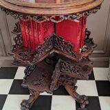 Asian revolving bookcase