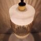 Vintage glass hanging lamp