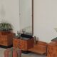 Jindrich Halabala dressing table and bedside tables for Up Zavody 1950