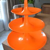 Orange appetizer dish/tower "Babell" 1997 Koziol Germany