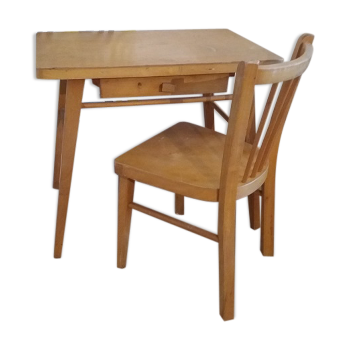 Desk and chair child baumann 1950