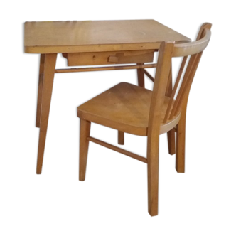 Desk and chair child baumann 1950