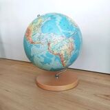 Globe terrestre TLOS Zagreb, années 1970