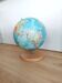 Vintage World Globe: 1970s TLOS Zagreb, Mid-Century Wood Base