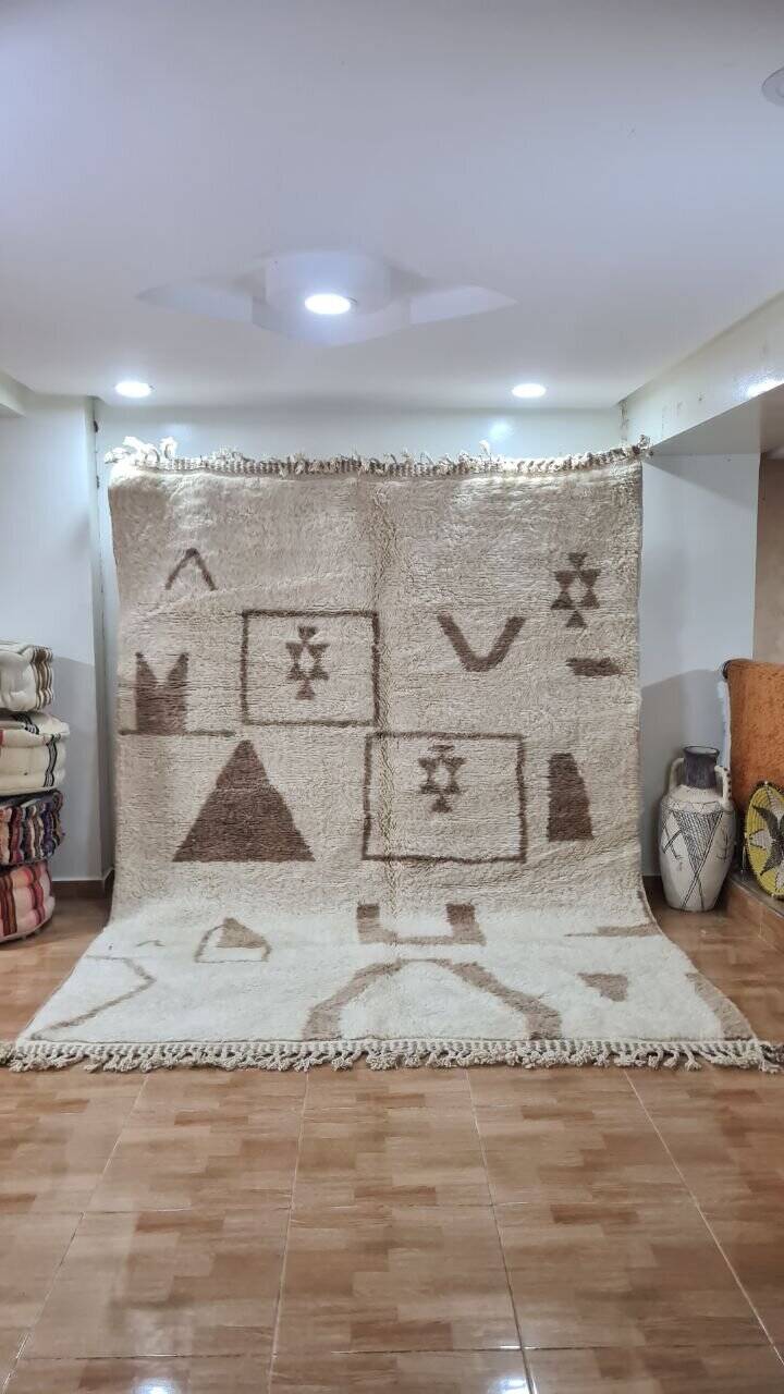 Handmade Beni Ouarain rug 300x200 cm