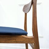 Chaise vintage bleue