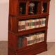 Globe Wernicke Library in Mahogany with 3 pieces and a small cabinet.