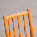 Series of 4 chairs bistrots scnadinave vintage