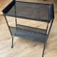 door magazine side metal side table perforated