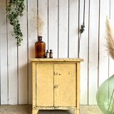 Ancien meuble d'atelier métallique