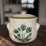Soupière en grès Herbier Gien vintage