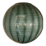 Contemporary Blue and Milky-White Spider Sphere Pendant in Murano Glass