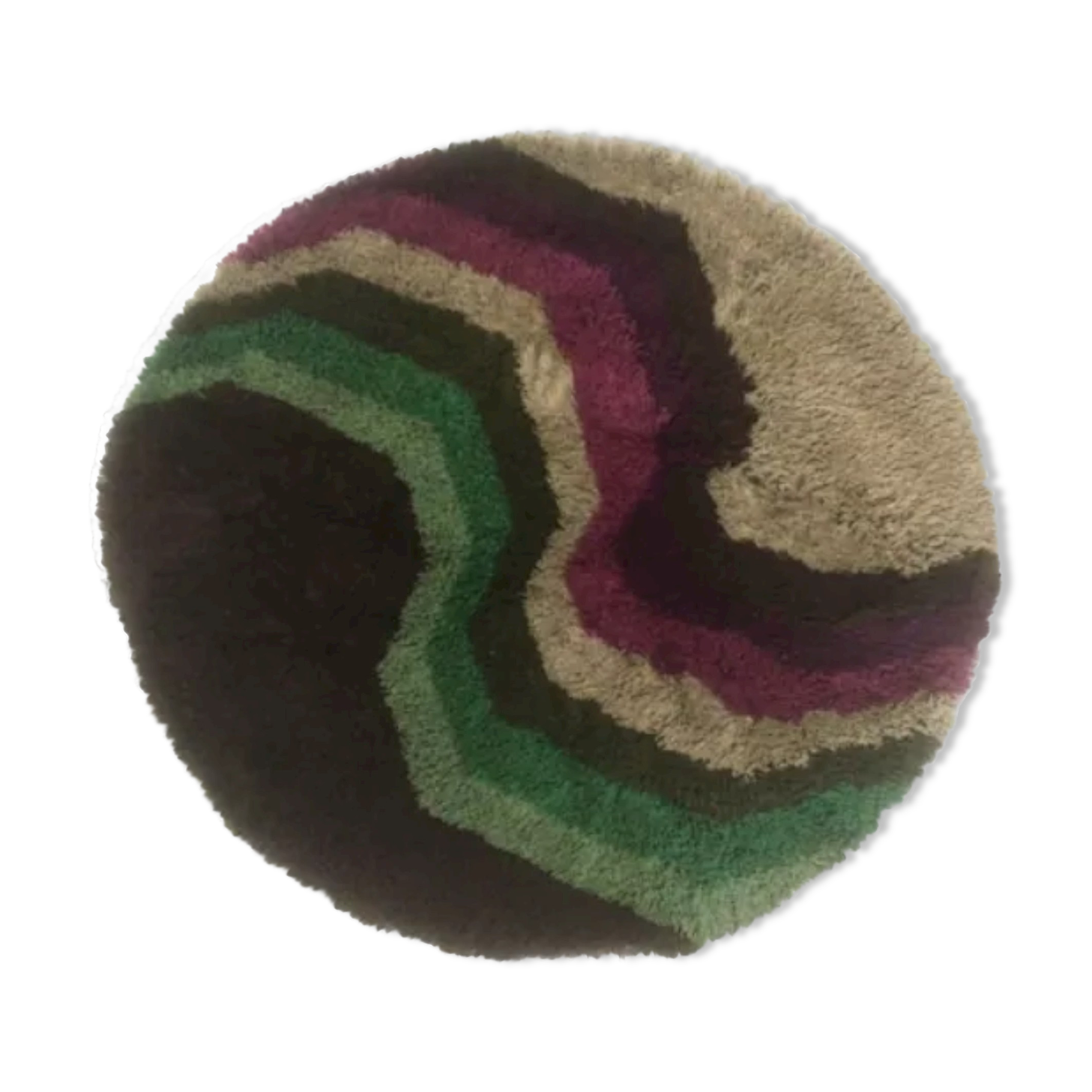 Round carpet Desso 70s. Vintage