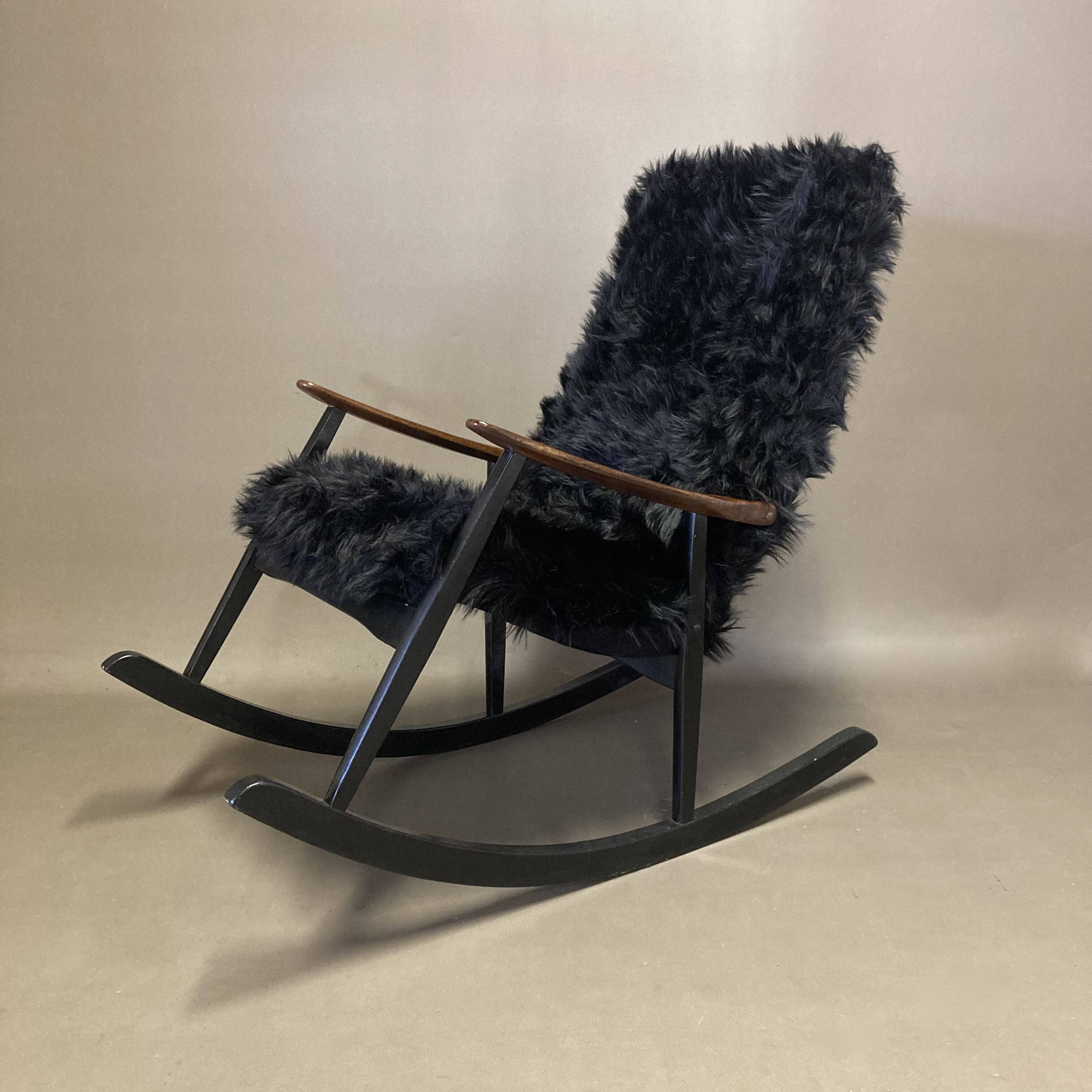 Scandinavian rocking chair design 1950.