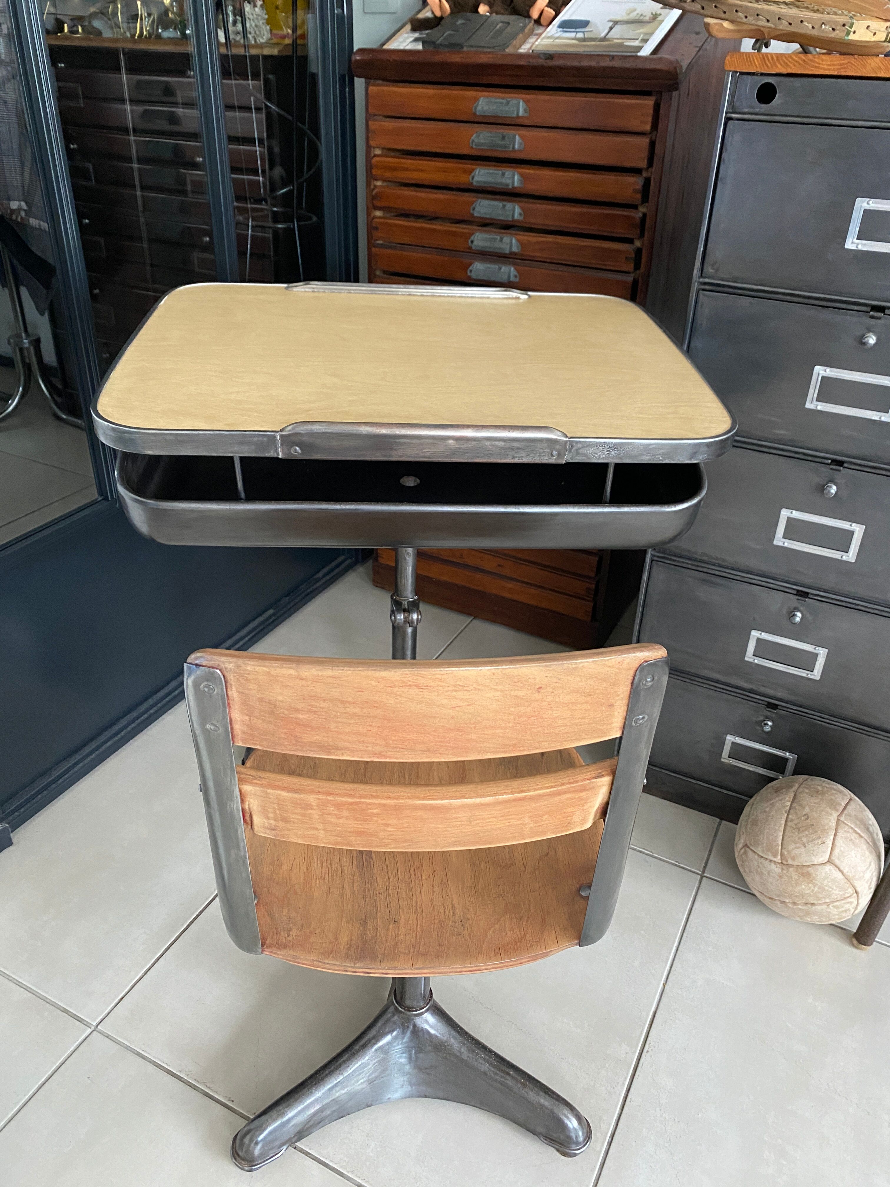 Vintage American school desk