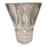 vase en cristal taillé de Saint-louis époque années 70