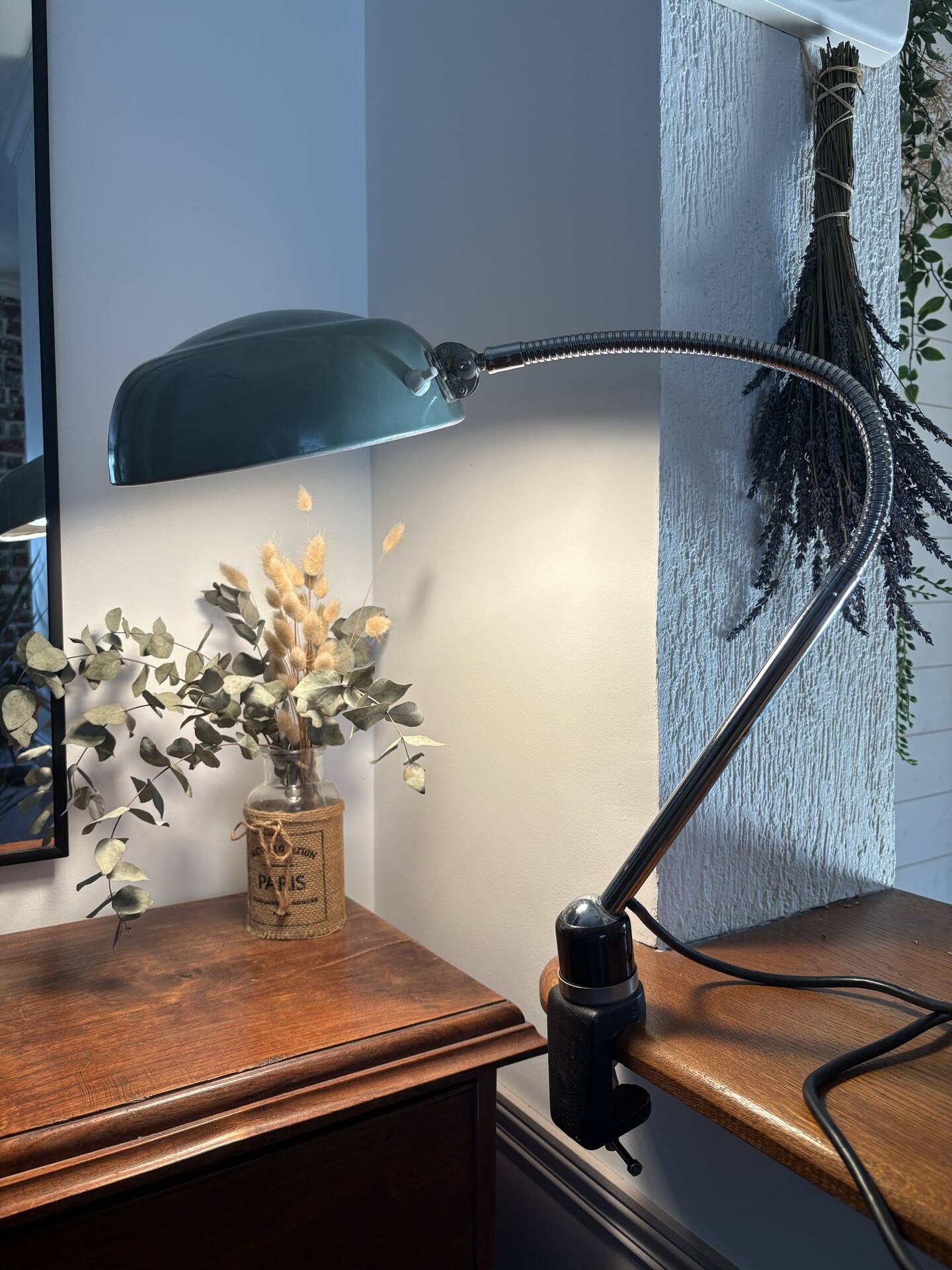 Vintage industrial workshop architect lamp
