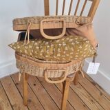 Vintage wicker basket
