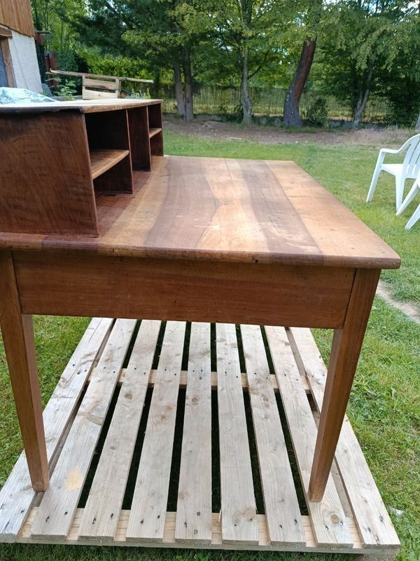 Antique solid wood desk