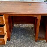 Old desk with administrative style drawers