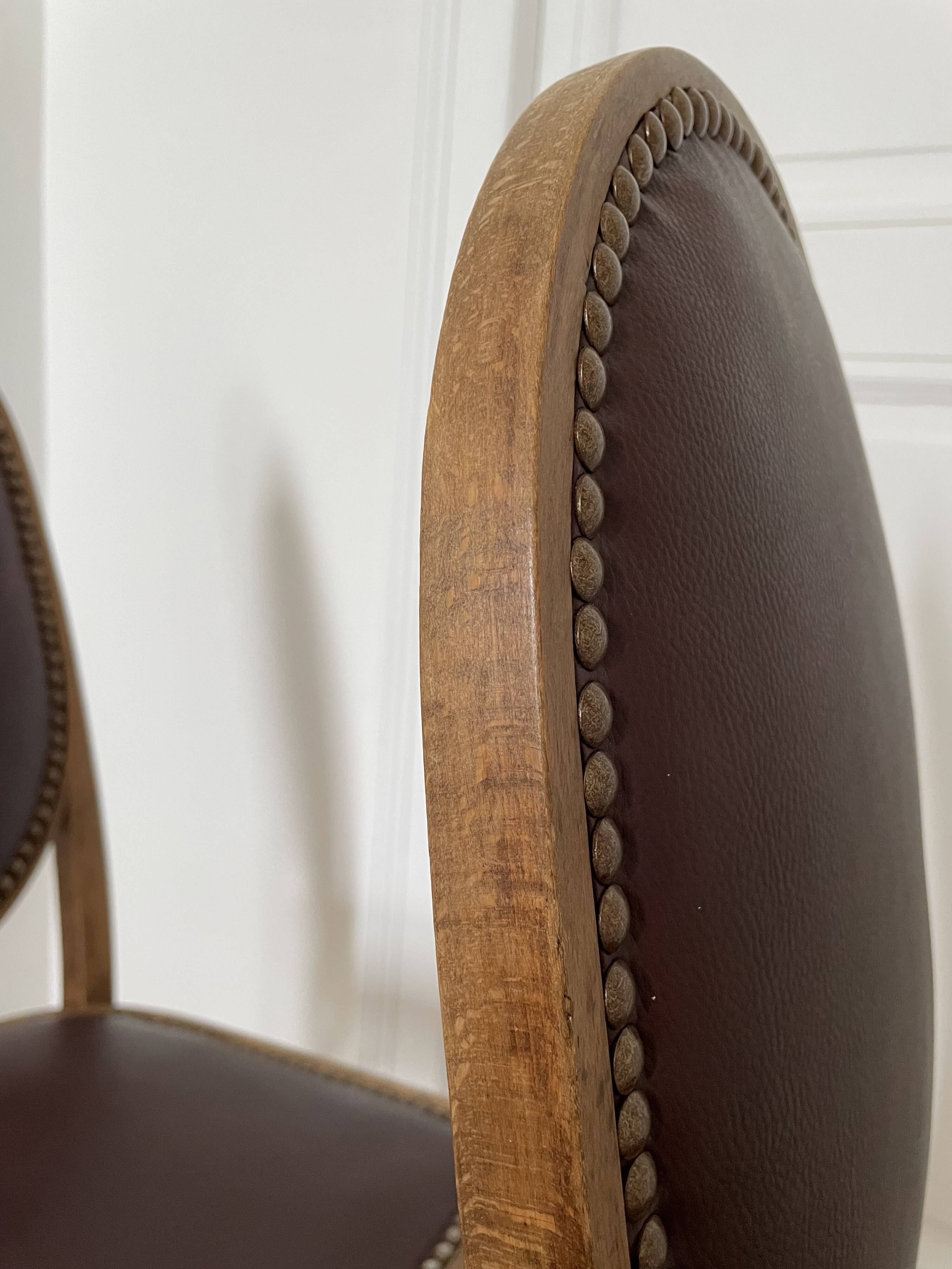 Lot de 2 chaises de bistrot Baumann anciennes