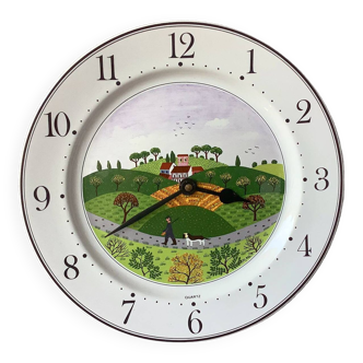 Villeroy & Boch Naive decor clock Gérard Laplau