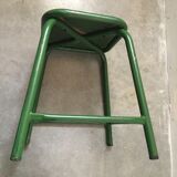 Green military stool