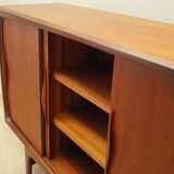 Teak highboard, Danish design, 1970s, production: Denmark
