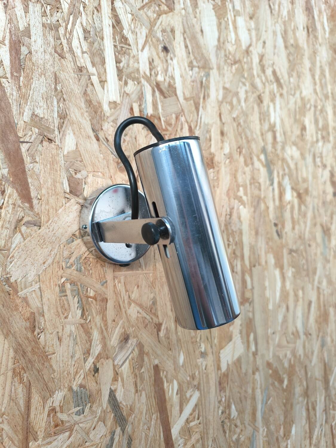 GDR 1970 chrome spotlight wall light