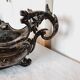 Late 19th century plated bronze planter, Louis XV style rocaille decoration