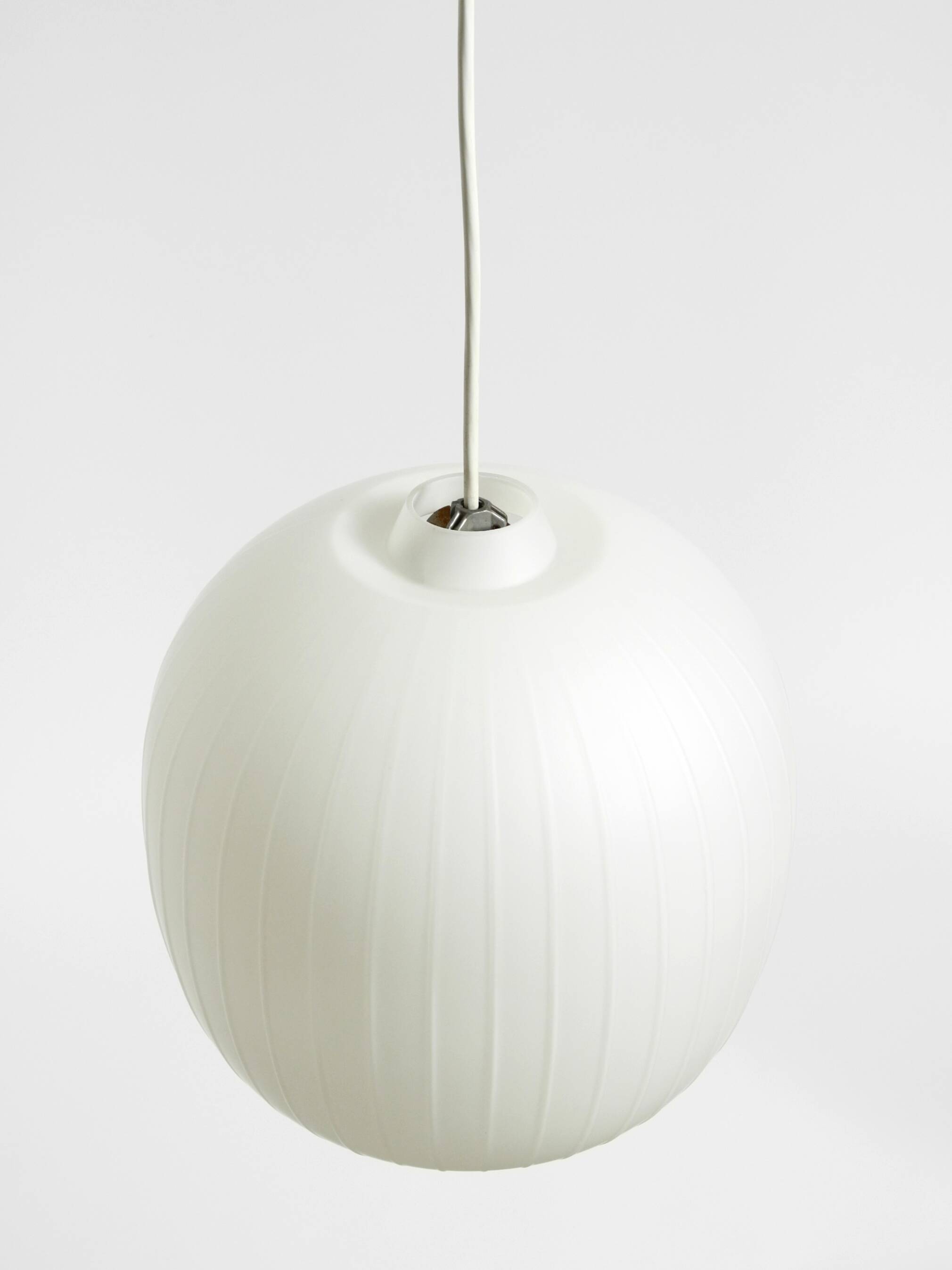 Aloys Gangkofner Mid Century Glass Pendant Lamp by Peill & Putzler