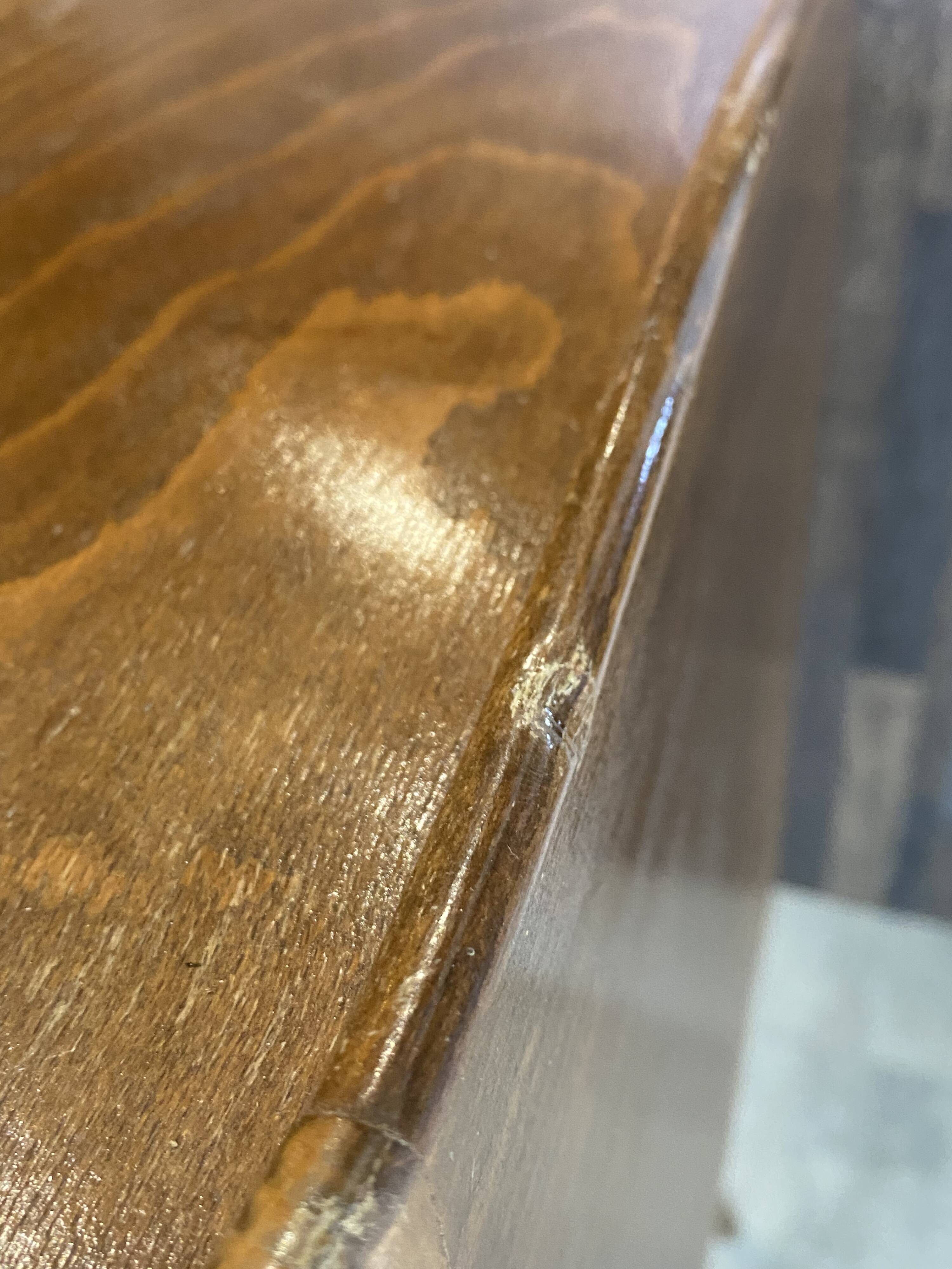 A bedside table with a drawer and a niche in Louis XV style.