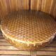 Old vintage rattan & woven straw basket