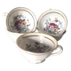 set of 5 Limoges tea/coffee cups, floral pattern