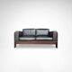 Bastiano 2-seater sofa by Afra & Tobia Scarpa for Knoll Int 1980s