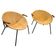 Set of Yellow Suede Balloon Lounge Chairs attributed to Hans Olsen, Denmark, 1960s