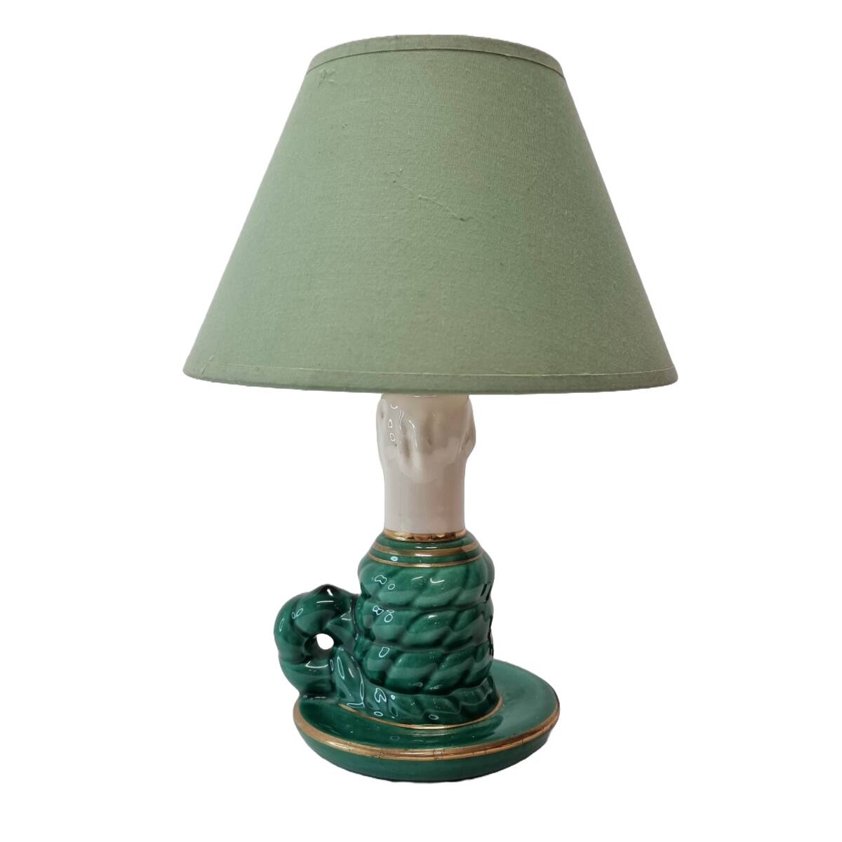 Vintage French Ceramic Lamp, 1950s