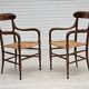 1970s, Italian design by Fratelli Levaggi, 2 armchairs, model "Campanino".