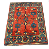 Vintage Afghan carpet 110x88cm
