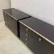 Pair of chests of drawers abbondinterni mahogany almost black.