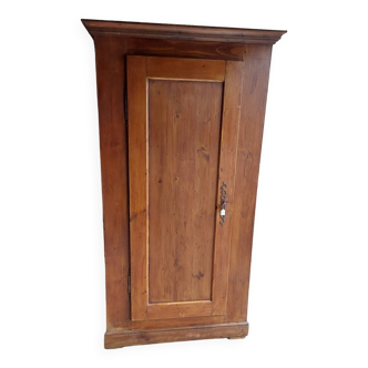 Armoire bonnetière porte pleine en sapin des Vosges