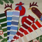 Vintage Turkish rug hand-knotted 44x95 cm