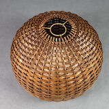Vintage wicker ball suspension