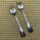 Pair of Christofle silver-plated cake forks, Albi model